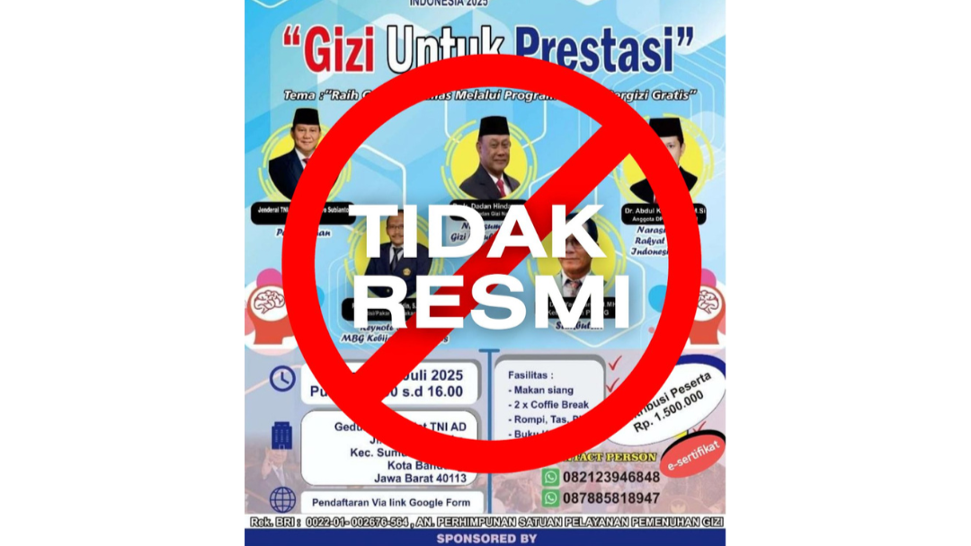BGN Aceh Tamiang Tegaskan Kegiatan Deklarasi dan Seminar PSPPG di Bandung Bukan Kegiatan Resmi